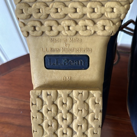 L.L. Bean Boots Rubber Moc Blue Size 8